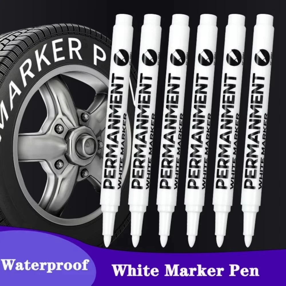 Copic Marker Classic - 3/6 stuks kunstschrijfset, waterbestendige witte verfstift,