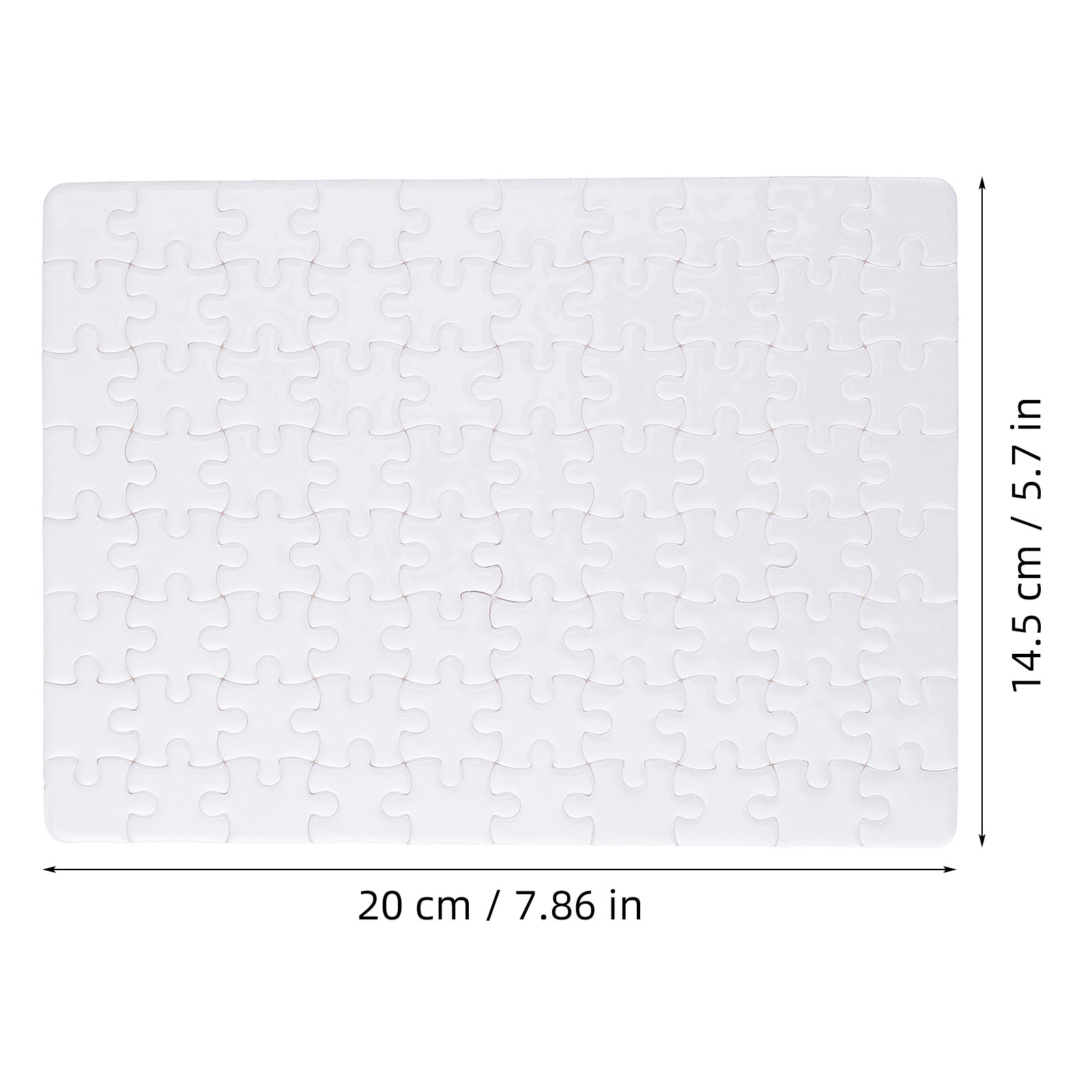 4 vellen blanco puzzel, geschi - Puzzle Blank White recensie en prijs
