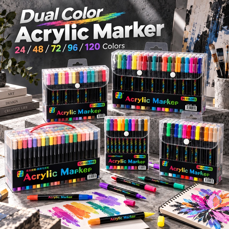 Dubbele acrylverfmarkers, verk - Copic Marker Classic recensie en prijs